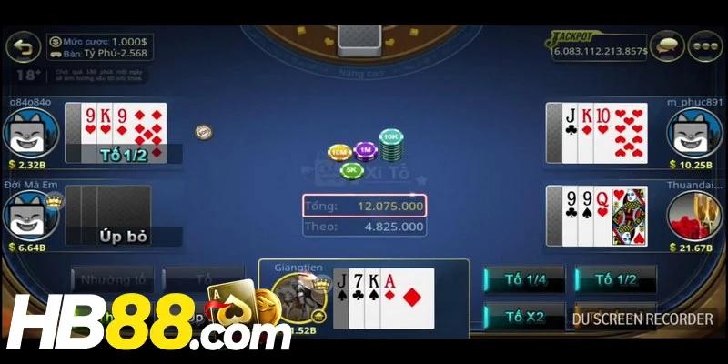 Hướng dẫn cách chơi Poker qua từng vòng đấu